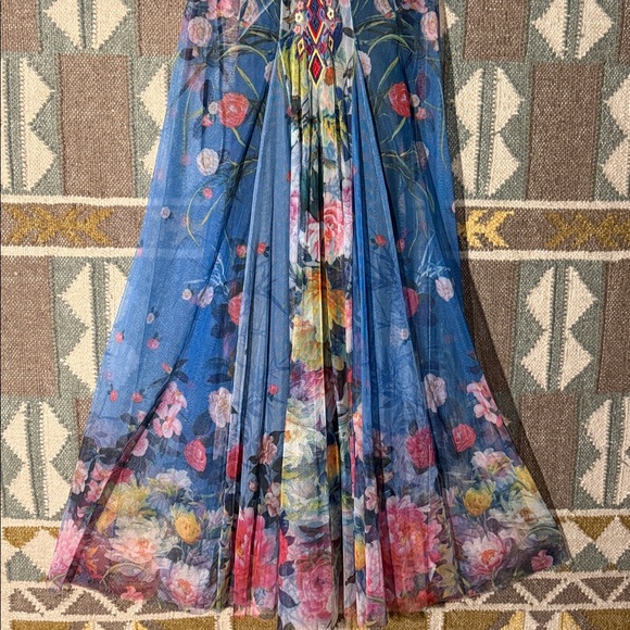 Johnny Was Multicolor Floral Maxi Dress - Picture 7 of 11